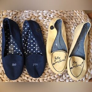 Loly in the Sky ModCloth ballet flats, size 9